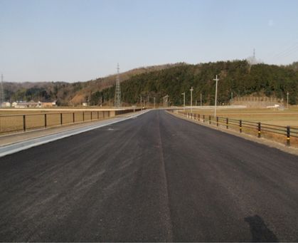 山本地区高規格道路取付道路改修工事